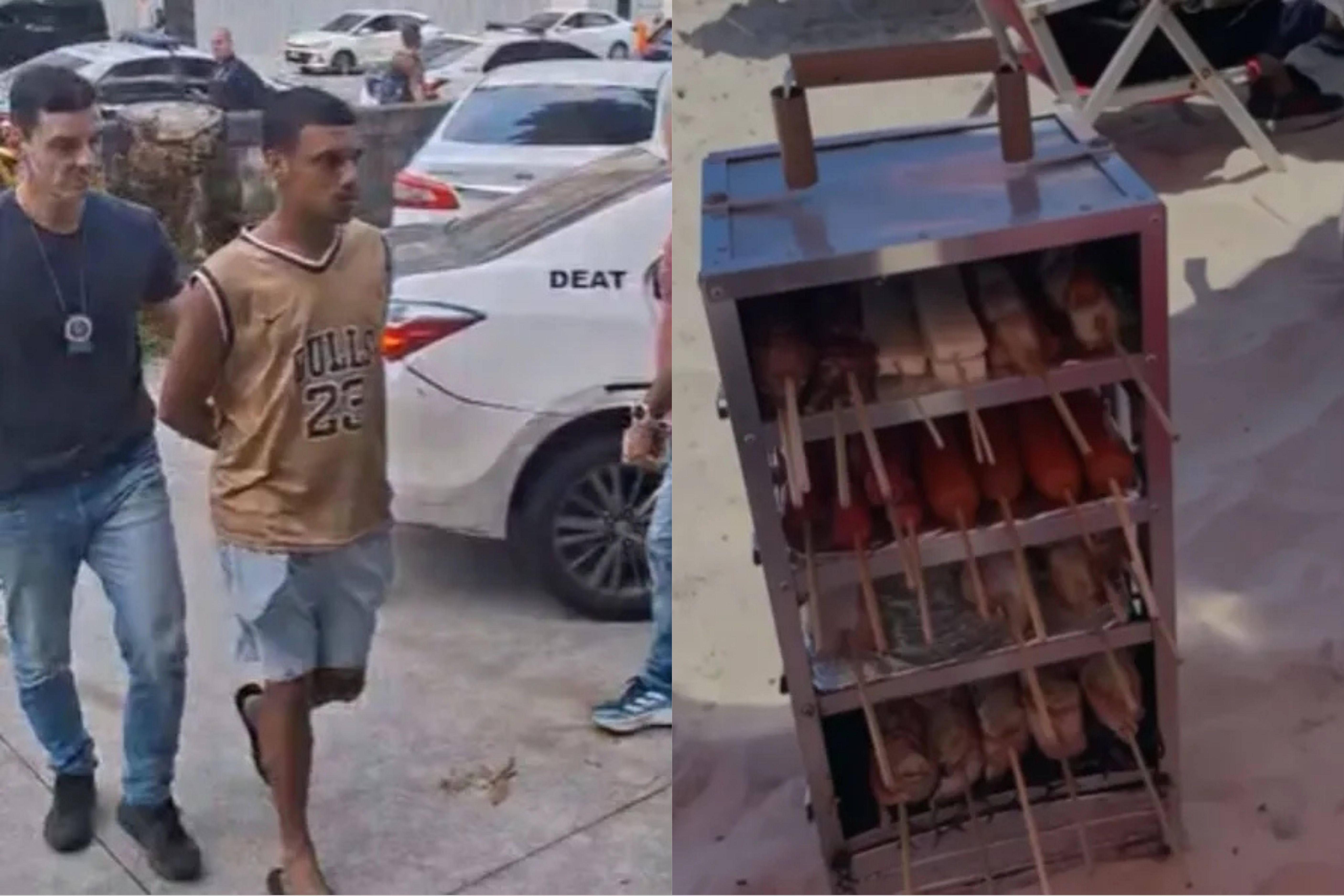 Turista cai em golpe e paga R$ 10 mil em espetinho na Praia de Copacabana, no RJ