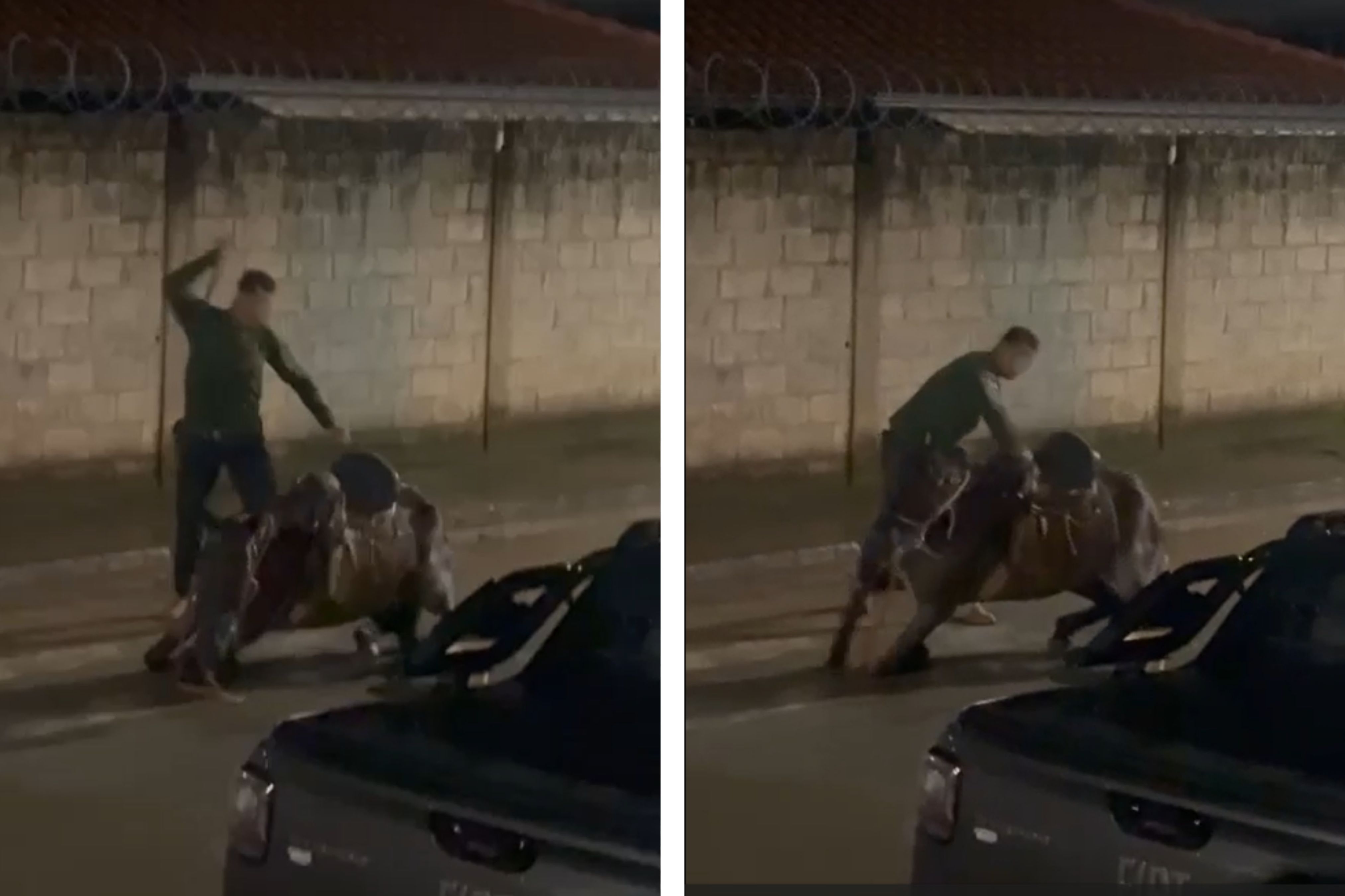 Homem é preso após bater em égua e ameaçar colegas com cinto em escola no interior de MG