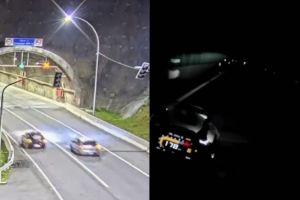 Racha a mais de 180 km/h na BR-101 termina com prisão em SC; veja o vídeo