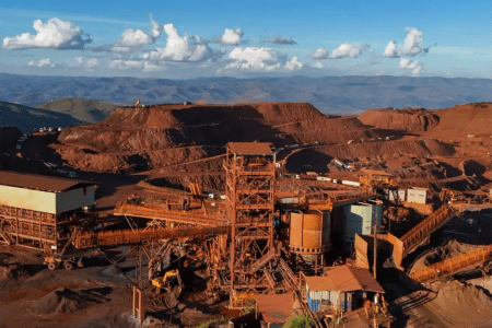 Mina do Gama, em Nova Lima, produz cerca de quatro milhões de toneladas de minério de ferro