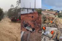 Temporal causa estragos e deixa mortos durante fim de semana no Ceará; veja vídeos