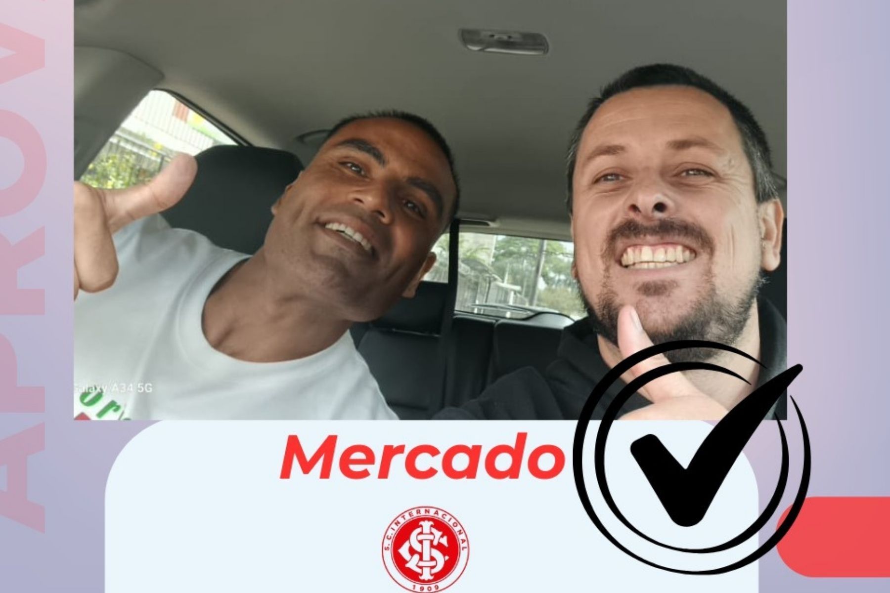 Titular do Inter, Gabriel Mercado tira carteira de motorista: 'Aluno dedicado'