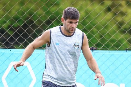 Kannemann em treino do Grêmio • Lucas Uebel/Grêmio