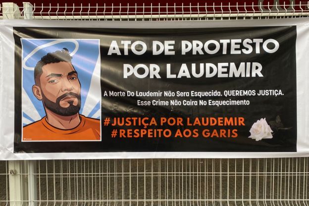 Caso Laudemir: família e amigos de gari morto em BH fazem protesto em pedido de Justiça