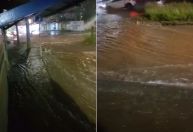 Chuva forte em BH e Região Metropolitana provoca alagamento; veja vídeo