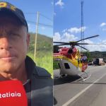 Carro da TV Band envolvido em acidente na BR-381 invadiu a contramão, diz agente da PRF