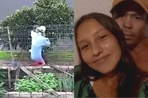 Vídeo: homem esfaqueia e mata ex-namorada adolescente; jovem foi morta com filha no colo