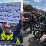 Motoristas e entregadores de aplicativo protestam contra regulamentação em São Paulo