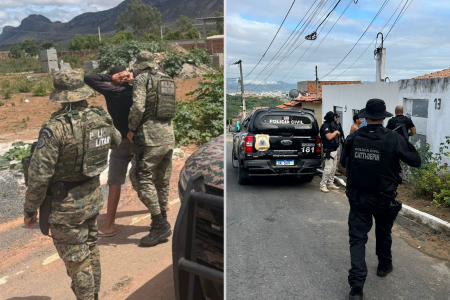 Forças policiais da Bahia realizam atuação contra crime organizado em diversas frentes