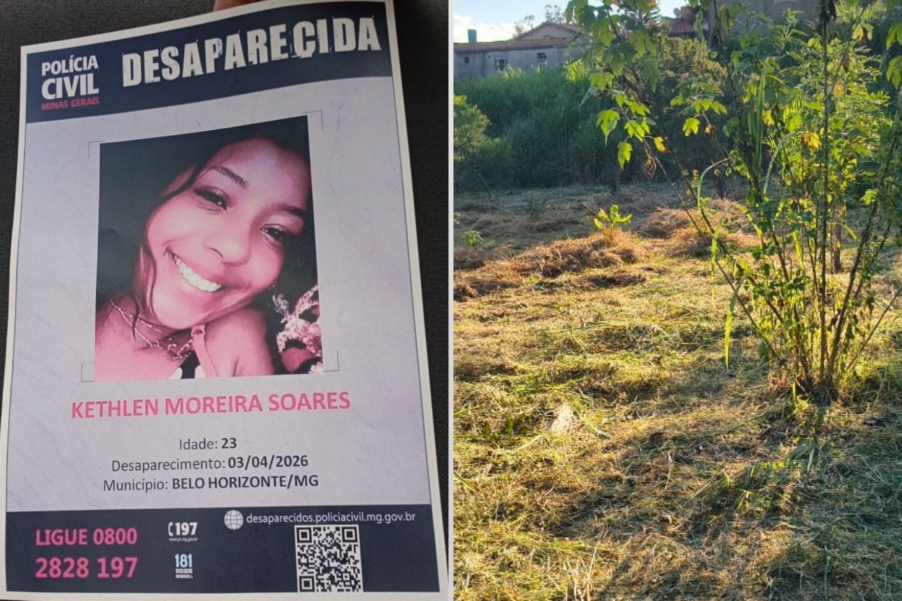 Família aponta tatuagem e suspeita que corpo encontrado no Barreiro seja de jovem desaparecida