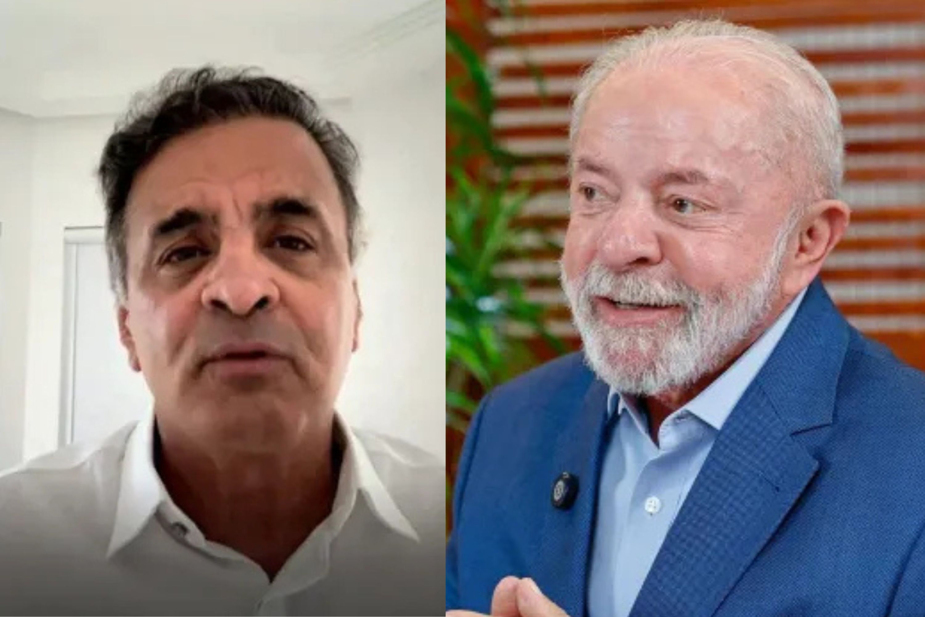 Lula e Aécio no mesmo palanque no Rio de Janeiro