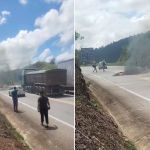 Acidente deixa motociclista morto e interdita a BR-381 em João Monlevade