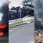 Imagens mostram destruição em restaurante após queda de avião com mortos no RS; veja