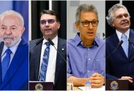 Datafolha mostra Lula em empate técnico com Flávio, Zema e Caiado no 2º turno