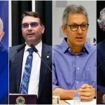 Quaest: em cenário de 1º turno, Lula tem 39%, Flávio tem 29%, Renan Santos e Caiado têm 3%