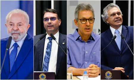 Datafolha mostra Lula tecnicamente empatado com Flávio Bolsonaro, Romeu Zema e Ronaldo Caiado em eventuais cenários de segundo turno