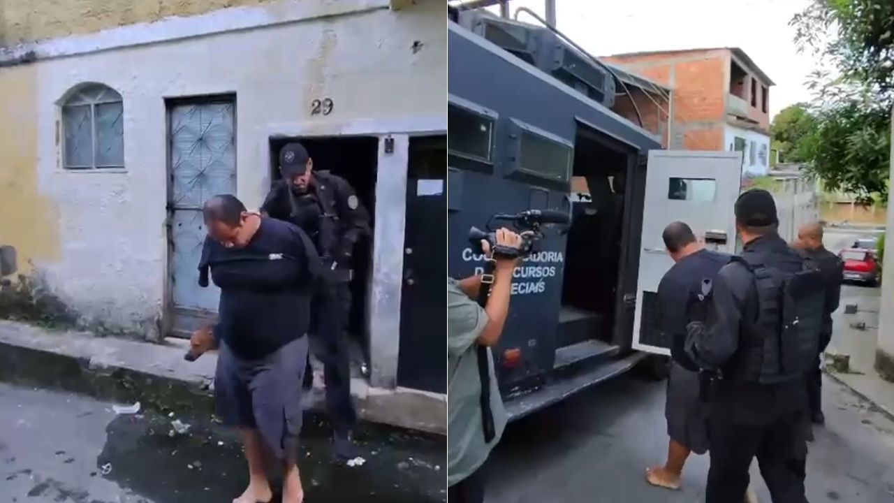 Líder do Comando Vermelho é preso em operação contra roubo de carros no Rio; vídeo