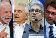 Lula empata com Flávio, Barbosa, Caiado e Zema no 2º turno, mostra PoderData/AYA