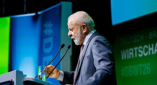 O presidente Luiz Inácio Lula da Silva