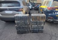 PRF apreende carregamento com mais de 230 kg de maconha na Zona da Mata