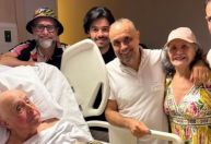 Internado, Mauro Mendonça celebra 95 anos com a família em hospital