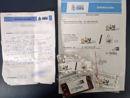Médico cria receita com desenhos para pacientes que não sabem ler e reduz erros no tratamento (2) • Imagens cedidas à Itatiaia