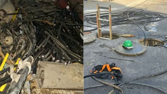 Oito homens são presos com uma tonelada de cabos de cobre furtados no RJ