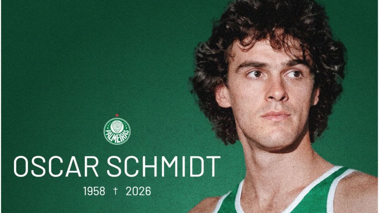 Palmeiras lamenta morte de Oscar Schmidt e relembra passagem de ex-atleta pelo clube