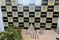 PM apreende intopercentes prontos para comercialização em Bocaiuva