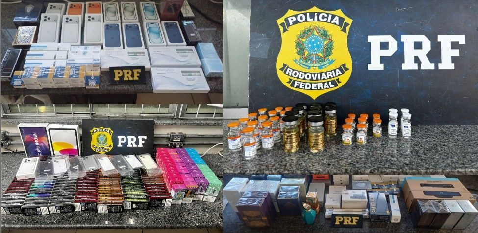 Operação Conatus: PRF apreende cargas irregulares em Minas Gerais