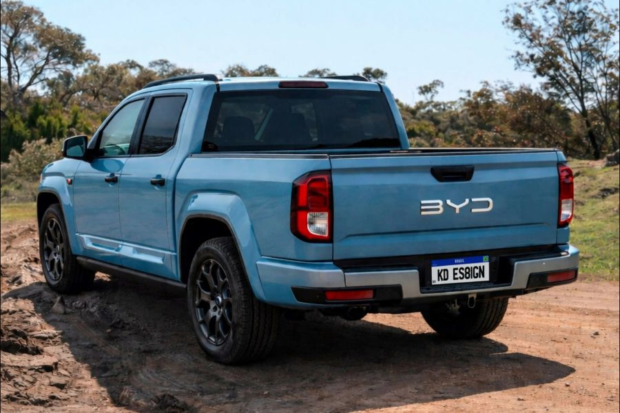 BYD trabalha em picape maior que a Shark confirmada para o Brasil