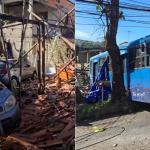 'Por pouco não morri', diz morador que teve casa invadida por ônibus em BH; vídeo