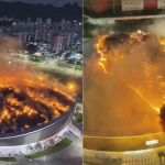 Prefeitura do Rio diz que incêndio no Velódromo causou danos pontuais e reparáveis
