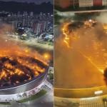 Prefeitura do Rio diz que incêndio no Velódromo causou danos pontuais e reparáveis