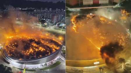 Prefeitura diz que incêndio no Velódromo do Parque Olímpico causou danos pontuais e reparáveis