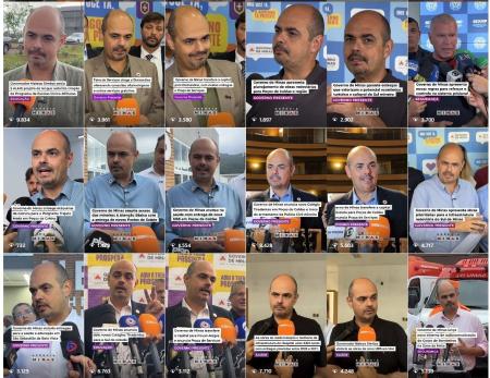 Perfil da Agência Minas no Instagram foi basicamente monopolizado pela figura de Simões