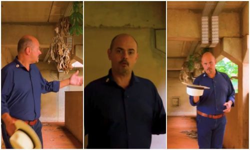 Simões em vídeo gravado dentro de prédio sem uso na UEMG