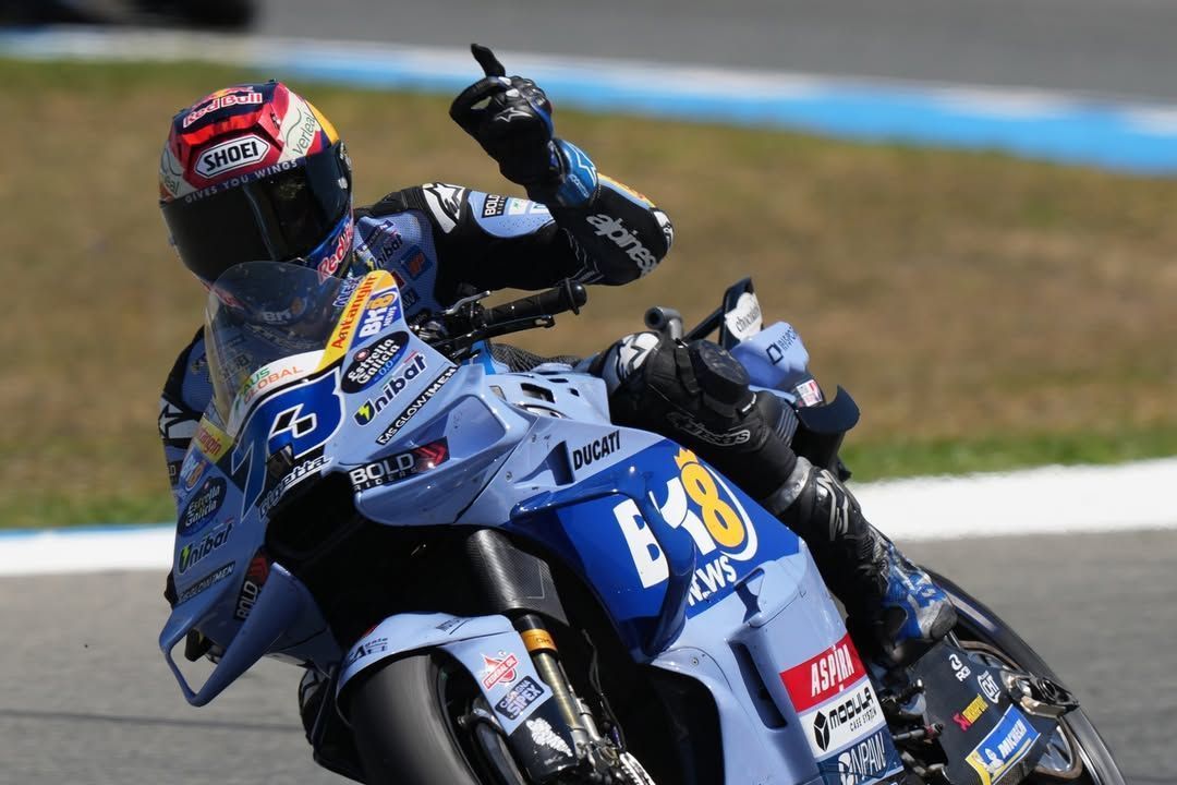 Álex Márquez 'repete' 2025 e volta a vencer Grande Prêmio da Espanha de MotoGP