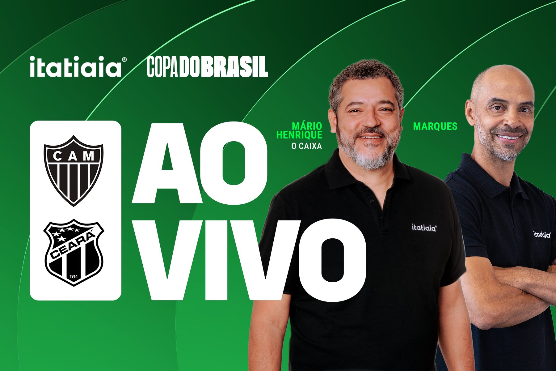 Atlético x Ceará: assista, ao vivo, à transmissão da Itatiaia