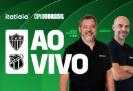 Atlético x Ceará: assista, ao vivo, à transmissão da Itatiaia