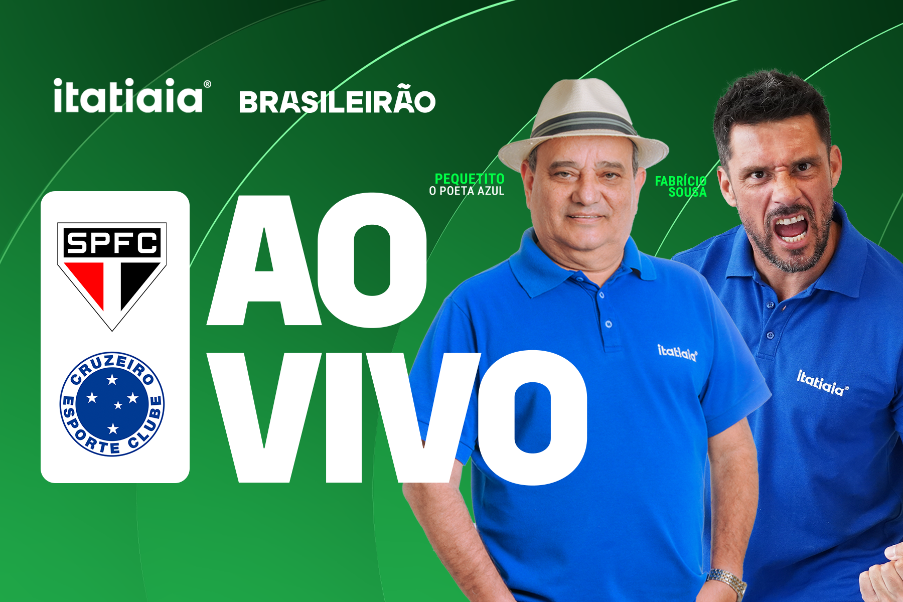 São Paulo x Cruzeiro: assista, ao vivo, à transmissão da Itatiaia