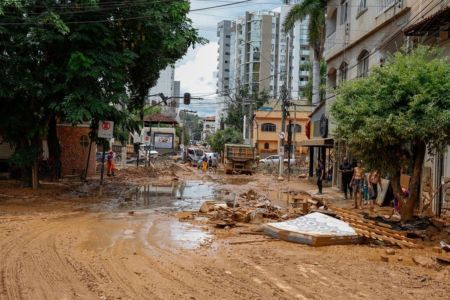 Ubá foi uma das cidades mais afetadas no desastre das chuvas em fevereiro de 2026 • Márcio Pinheiro/MIDR
