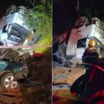 Vídeo mostra batida entre carro e bitrem que matou três na BR-262, em MG