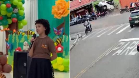 Vídeo mostra menina que morreu atropelada por motorista embriagado em SP cantando um louvor