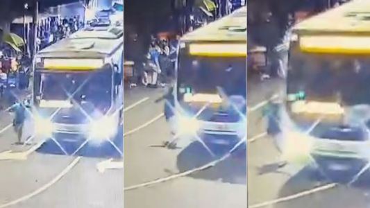 Vídeo mostra torcedor do Cruzeiro sendo atropelado após sair do Mineirão