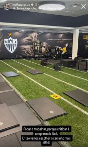 Publicação de Hulk no story do Instagram • Reprodução / Instagram / Hulk