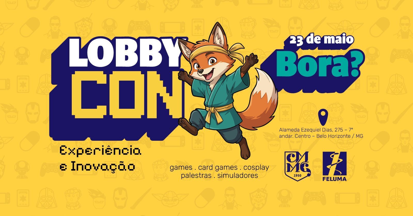 Feluma promove evento geek com programação imersiva em Belo Horizonte