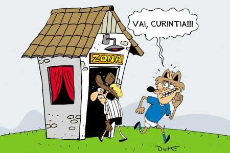 Charge do Duke para Cruzeiro 2 x 0 Grêmio
