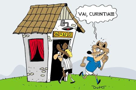 Charge do Duke para Cruzeiro 2 x 0 Grêmio