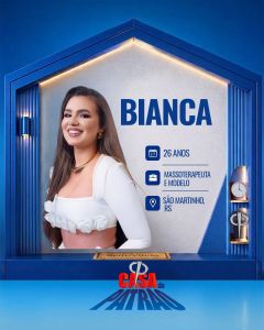 Bianca, participante da Casa do Patrão • Divulgação